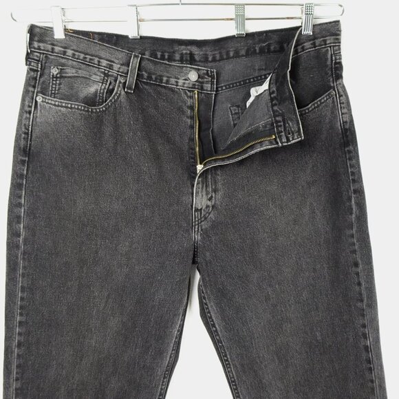 Levi's 550 Relaxed Jeans Men's Size 42x32 Washed Black Denim Cotton Loose Fit - Picture 4 of 11